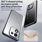 For Honor X70i Frosted Metal Phone Case(Black) - 2