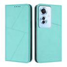 For OPPO Reno11 F Strong Magnetic Frosted Flip Leather Phone Case(Light Blue) - 1
