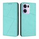 For OPPO Reno13 Pro Global Strong Magnetic Frosted Flip Leather Phone Case(Light Blue) - 1