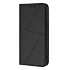 For OPPO Reno8 5G Strong Magnetic Frosted Flip Leather Phone Case(Black) - 2