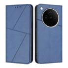 For OPPO Find X8s+ Strong Magnetic Frosted Flip Leather Phone Case(Royal Blue) - 1