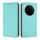 For OPPO Find X8s+ Strong Magnetic Frosted Flip Leather Phone Case(Light Blue) - 1