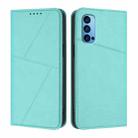 For OPPO Reno14 Global Strong Magnetic Frosted Flip Leather Phone Case(Light Blue) - 1