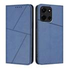 For Motorola Edge 60 Fusion / Moto G 5G 2025 Strong Magnetic Frosted Flip Leather Phone Case(Royal Blue) - 1