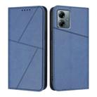 For Motorola Moto G Play 2025 / G Power 2025 Strong Magnetic Frosted Flip Leather Phone Case(Royal Blue) - 1