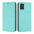 For Motorola Moto G Power 2023 Strong Magnetic Frosted Flip Leather Phone Case(Light Blue) - 1