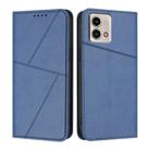 For Motorola Moto G Stylus 5G 2023 Strong Magnetic Frosted Flip Leather Phone Case(Royal Blue) - 1