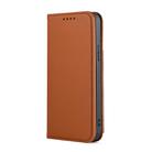 For iPhone 12 mini Strong Magnetism Shockproof Horizontal Flip Liquid Feel Leather Case with Holder & Card Slots & Wallet(Brown) - 2