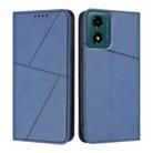 For Motorola Moto G04 / G04s / E14 Global Strong Magnetic Frosted Flip Leather Phone Case(Royal Blue) - 1