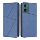 For Motorola Moto G05 / Moto E15 Strong Magnetic Frosted Flip Leather Phone Case(Royal Blue) - 1