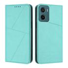 For Motorola Moto G05 / Moto E15 Strong Magnetic Frosted Flip Leather Phone Case(Light Blue) - 1
