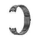 For Xiaomi Mi Band 8 xDfind Milanese Three-beads Metal Watch Band(Black) - 3
