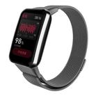 For Xiaomi Mi Band 7 Pro xDfind Magnetic Milanese Steel Watch Band(Grey) - 2