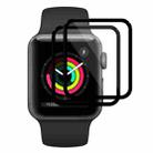 For Apple Watch Series 3&2&1 42mm 2pcs xDfind Curved 3D Composite Material Soft Film Screen Protector - 1