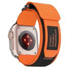 For Apple Watch 46mm / 49mm / 45mm / 44mm xDfind Loop Nylon Watch Band(Orange) - 2