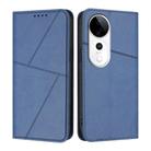 For vivo S19 Pro Strong Magnetic Frosted Flip Leather Phone Case(Royal Blue) - 1