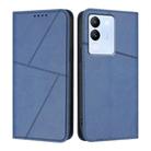 For vivo V29e / Y200 / V30 Lite 5G Global Strong Magnetic Frosted Flip Leather Phone Case(Royal Blue) - 1