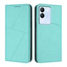 For vivo V29e / Y200 / V30 Lite 5G Global Strong Magnetic Frosted Flip Leather Phone Case(Light Blue) - 1