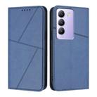 For vivo Y100 4G / 5G / Y100 IDN / V30 Lite 4G Strong Magnetic Frosted Flip Leather Phone Case(Royal Blue) - 1