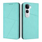 For vivo Y400 Pro 5G Strong Magnetic Frosted Flip Leather Phone Case(Light Blue) - 1