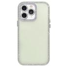 For iPhone 11 Pro Max Dual-Sided Rhinestone Design Matte Full Coverage Phone Case(Green) - 1