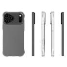 For iPhone 17 Pro Max Big Hole Shockproof Non-slip Thickening TPU Phone Case(Transparent) - 2