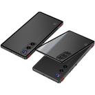 For ZTE nubia Red Magic 10 Air Snap Buckle Metal Frame Frosted Phone Case(Black) - 1