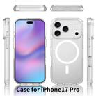 For iPhone 17 Pro Scratchproof PC Hybrid TPU Magsafe Phone Case(Transparent) - 2