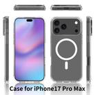 For iPhone 17 Pro Max Scratchproof PC Hybrid TPU Magsafe Phone Case(Transparent) - 2