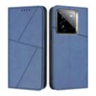 For Realme GT 7 Pro Strong Magnetic Frosted Flip Leather Phone Case(Royal Blue) - 1