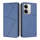 For Realme P3 Ultra Strong Magnetic Frosted Flip Leather Phone Case(Royal Blue) - 1