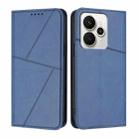 For Realme 15 5G / Realme 15 Pro 5G Strong Magnetic Frosted Flip Leather Phone Case(Royal Blue) - 1