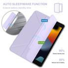 For iPad 10.2 2021 / 2020 / 2019 / Air 2019 Detachable Backshell Folding Holder Smart Tablet Leather Case(Purple) - 3