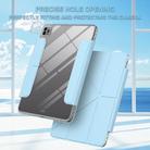 For iPad Pro 12.9 2022 / 2021 / 2020 Detachable Backshell Folding Holder Smart Tablet Leather Case(Light Blue) - 2