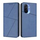 For Huawei Enjoy 50 Strong Magnetic Frosted Flip Leather Phone Case(Royal Blue) - 1