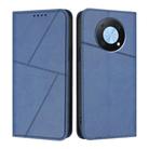 For Huawei Enjoy 50 Pro Strong Magnetic Frosted Flip Leather Phone Case(Royal Blue) - 1