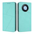 For Huawei Enjoy 50 Pro Strong Magnetic Frosted Flip Leather Phone Case(Light Blue) - 1