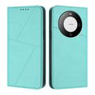 For Huawei Mate 60 Pro / Mate 60 Pro+ Strong Magnetic Frosted Flip Leather Phone Case(Light Blue) - 1