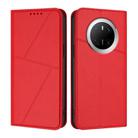 For Huawei Mate 70 Strong Magnetic Frosted Flip Leather Phone Case(Red) - 1
