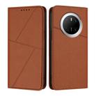 For Huawei Mate 70 Strong Magnetic Frosted Flip Leather Phone Case(Coffee Color) - 1