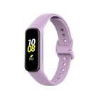For Samsung Galaxy Fit2 R220 xDfind Solid Color Silicone Watch Band(Light Purple) - 1