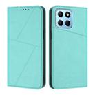 For Honor 70 Lite / X8 5G / X6 Global Strong Magnetic Frosted Flip Leather Phone Case(Light Blue) - 1