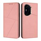 For Honor 300 Pro / 300 Ultra Strong Magnetic Frosted Flip Leather Phone Case(Pink) - 1
