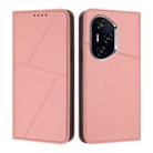 For Honor 400 Strong Magnetic Frosted Flip Leather Phone Case(Pink) - 1