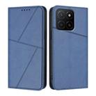 For Honor X5b / X5b Plus Strong Magnetic Frosted Flip Leather Phone Case(Royal Blue) - 1