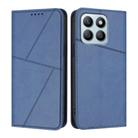 For Honor X8b / X8c Strong Magnetic Frosted Flip Leather Phone Case(Royal Blue) - 1