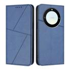 For Honor X40 / X9a / Magic5 Lite Strong Magnetic Frosted Flip Leather Phone Case(Royal Blue) - 1