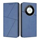 For Honor X50 / X9b / Magic6 Lite Strong Magnetic Frosted Flip Leather Phone Case(Royal Blue) - 1