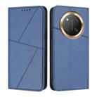 For Honor X60 Pro / Magic7 Lite / X9c Global Strong Magnetic Frosted Flip Leather Phone Case(Royal Blue) - 1