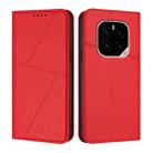 For Honor GT Pro Strong Magnetic Frosted Flip Leather Phone Case(Red) - 1